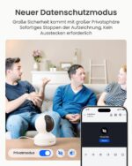Reolink E1 Zoom 4K PTZ WLAN Überwachungskamera – Innen mit Auto-Tracking & Schreierkennung – Bild 5