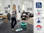 Leifheit Wischtuchpresse Profi XL Set – Bodenwischer mit Mikrofaser & Rollen – Bild 3