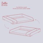 BELLABINO Oti Wickelaufsatz – Wickeltischaufsatz für Malm, Hemnes, Nordli in Weiss – Bild 4
