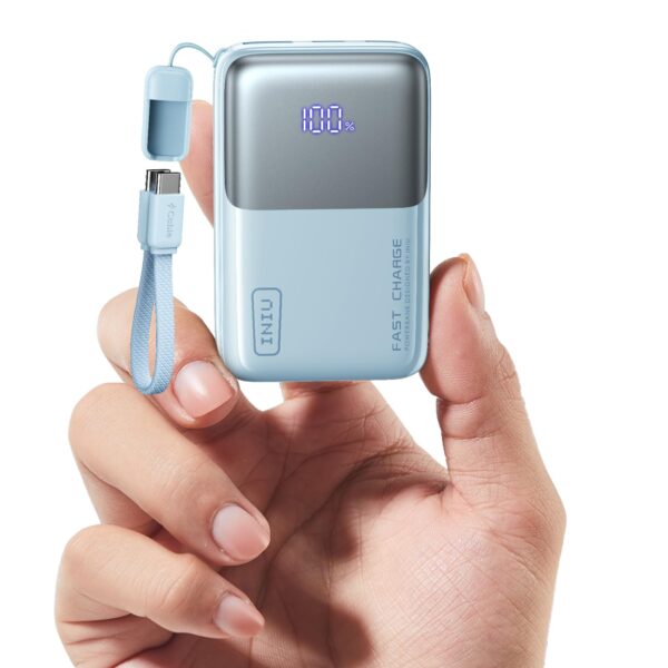 INIU 45W Powerbank 10000mAh mit USB-C – Schnellladung für iPhone & Samsung