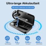 Boytond Bluetooth 6.1 In-Ear Headset mit CVC8.0 Noise Cancelling – 100h Akku für Business – Bild 4
