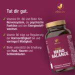 Vitactiv MenoBalance – 180 Wechseljahre Kapseln mit Nachtkerzenöl & Mönchspfeffer – Bild 3