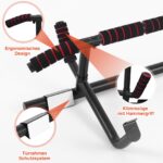 DH FitLife Klimmzugstange Türrahmen 70-92cm – Ohne Montage mit Schlingentrainer – Bild 3