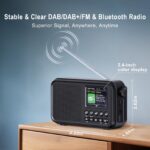 ROCAM DAB+/FM Digitalradio mit Bluetooth 5.0 – 3000-mAh Akku & 8W Hi-Fi Sound – Bild 2