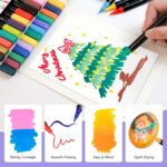 Artecho Acrylstifte 72 Farben Dual Tip – Wasserfeste Marker für Kunstprojekte – Bild 4