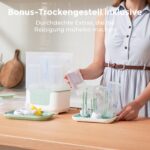 Momcozy BS04 Dampfsterilisator mit Trockner – 4-in-1 Babyflaschensterilisator für 6 Flaschen – Bild 8