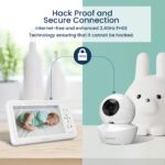 Babysense HDS2 Babyphone mit Kamera – 5 Zoll 720P HD, WLAN-frei & 300m Reichweite – Bild 4