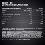 IronMaxx Zenith 50 High Protein Bar White Chocolate Crisp 16x45g – Eiweissriegel für Muskelaufbau – Bild 4