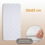 Stubenwagen Matratze 50x83 cm – Oeko-Tex zertifiziert für Beistellbett & Reisebett – Bild 3