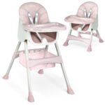 Ricokids 3in1 Hochstuhl mit Sicherheitsgurt – Mitwachsender Kinderhochstuhl ab 6 Monaten