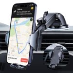andobil 3-in-1 Kfz-Handyhalterung mit Saugnapf & Lüftungsclip – Universale Autohalterung für iPhone & Samsung