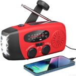SOLARBABY Notfall-Kurbelradio mit Solarpanel & LED – 3 Lademethoden für Notfälle