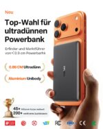 TORRAS MiniMag Ultra Slim Powerbank 5000mAh – 18W Schnellladen mit MagSafe für iPhone – Bild 2
