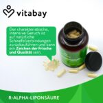 Vitabay R-Alpha-Liponsäure 300 mg – 120 Kapseln hochdosiert vegan – 4 Monate Vorrat – Bild 2