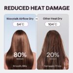 Wavytalk TURBLOW PRO Haartrockner mit Diffusor – Schnelles Trocknen mit negativen Ionen – Bild 4