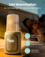 GROWNSY 10-in-1 Flaschenwärmer – Schnelles Erwärmen mit Timer & Sterilisation für Babys – Bild 4