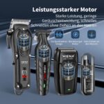 HIENA PRO Professionelles Haarschneideset – 5in1 Bartschneider & Nasenhairtrimmer USB – Bild 5