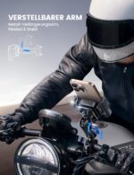 Lamicall Motorrad & Fahrrad Handyhalterung – Vibrationsgedämpft mit Verlängerungsarm für iPhone & Smartphones – Bild 3