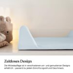 Ehrenkind Wickelauflage 50x70 cm abwaschbar – Hygienischer Wickeltisch-Bezug Beige – Bild 8