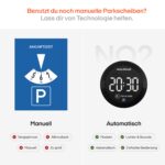 OOONO P-DISC NO2 – Elektronische Parkscheibe mit KBA-Zulassung & automatischer Zeiteinstellung – Bild 5