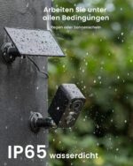 ieGeek 2K Überwachungskamera Aussen mit Akku & Solar – WLAN Sicherheitskamera IP65 – Bild 8