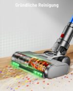 AIDTIPS T18 Akku Staubsauger 50 KPA – Kabellos mit 70 Min Laufzeit & Anti-Tangle-Bürste – Bild 5