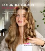TYMO CURLPRO Automatischer Lockenstab 25mm – Rotierender Lockenwickler mit Ionentechnologie & 3 Temperaturstufen für alle Haartypen – Bild 3