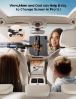 TRYONE Tablet Halterung Auto Kopfstütze 46cm – 3-in-1 Universalhalter für iPad & Smartphones – Bild 4