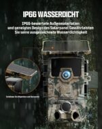 CEYOMUR Solar Wildkamera 64MP 4K Wi-Fi 6 – Bewegungsmelder mit Handyapp & IP66 Wasserschutz – Bild 9