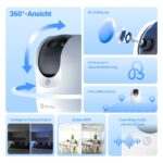 EZVIZ C6N G1 4K Überwachungskamera – 360° Schwenk mit KI-Erkennung & Farbnachtsicht – Bild 2