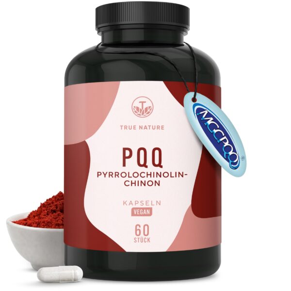 PQQ Pyrrolochinolinchinon 20 mg – 60 Kapseln Hochdosiert mit MGCPQQ® für Zellenergie