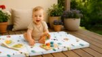 Totsy Baby Klappmatratze 60x120 cm – Faltbare Reisebettmatratze mit Transporttasche – Bild 2