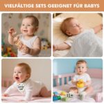 LOFTANK 7-in-1 Baby Geschenkset – Kuscheldecke, Rassel & Zubehör für Neugeborene – Bild 6