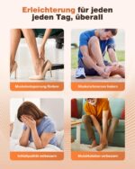 KNQZE Fussmagegerat mit Warmefunktion & Shiatsu – Elektische Fussmassage bis Schuhgrösse 47 – Bild 5