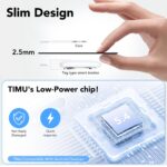 TIMU Air Smart Tag Card – Ultraduenner Wallet Tracker mit Apple Find My für iPhone – Bild 6