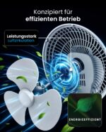 Pro Breeze Mini Clip Ventilator 20 cm – Leise Kühlung mit 360° Rotation für Schreibtisch & Schlafzimmer – Bild 6