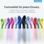 1000x ARNOMED Nitril-Einweghandschuhe Schwarz Grösse M – Reissfeste Schutzhandschuhe – Bild 7