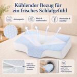 Hypuno Orthopädisches Nackenkissen mit Memory Foam – Ergonomisch für Seiten- & Rückenschläfer – Bild 7