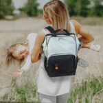 Hap Tim Wickelrucksack 25L mit isolierten Fächern – Ergonomischer Wickelrucksack wasserdicht für Eltern – Bild 2
