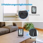 Newentor Funk-Wetterstation mit Aussensensor – Thermometer & Hygrometer für Innen & Aussen – Bild 8