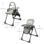Kinderkraft TUMMIE 2-in-1 Hochstuhl – Kombihochstuhl & Liegesitz ab Geburt – Bild 2
