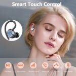 sprtoybat Bluetooth 5.3 In-Ear Kopfhörer mit ENC Noise Cancelling – 128 Std. Akku & IP7 wasserdicht – Bild 8