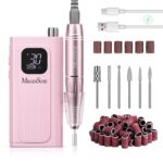 MelodySusie SC300F Elektrische Nagelfeile 30000 U/min – Wiederaufladbar mit LCD für Acryl- & Gelnägel