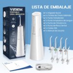 Vimmk Professional Munddusche IPX7 – Elektrische Zahnreinigung mit 5 Druckstufen & USB-C – Bild 8