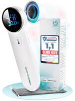 HIMMELSHAUCH MEDICAL 3-in-1 Infrarot-Fieberthermometer – Ohr & Stirn für Babys & Erwachsene