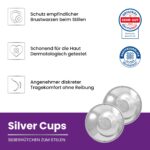 COVERbasics Silberhütchen XL – Stillhütchen aus Silber für empfindliche Brustwarzen – Bild 2
