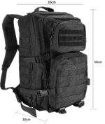 ProCase 40L Militär Taktischer Rucksack – Robust & Wasserdicht für Outdoor & Wandern – Bild 3