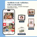 Eptusmey Frameo Digitaler Bilderrahmen 10.1 Zoll WLAN – Walnussholz mit 32GB Speicher – Bild 10