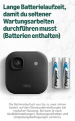 Blink Außenkamera 2K+ – Kabelloses Sicherheitssystem mit 2 Kameras & Sync-Modul – Bild 6