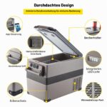VEVOR 45L Kompressor-Kühlbox mit Gefrierfach – Tragbarer Autokühlschrank 12/24V & 230V – Bild 7
